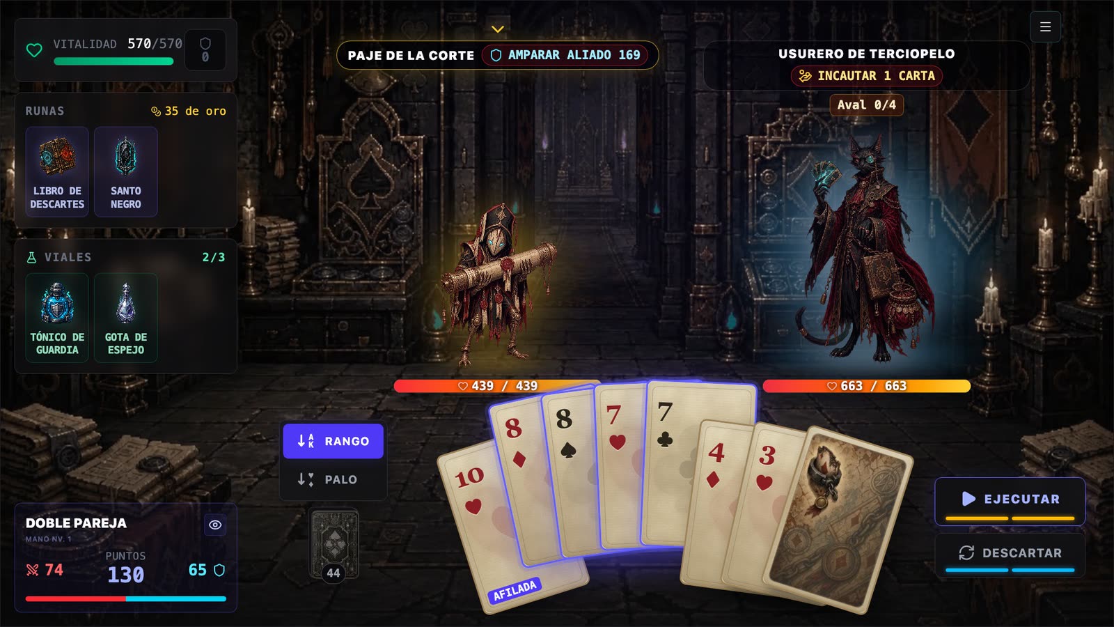 Captura de pantalla de Card Slay 5